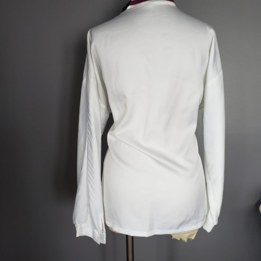 NWT Elie Tahari button down shirt sz L - Picture 3 of 5